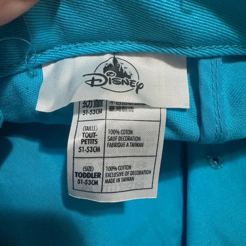 Disneyland Resorts Mickey Mouse Hat With Sunglass Holder - Toddler Adj.  Size